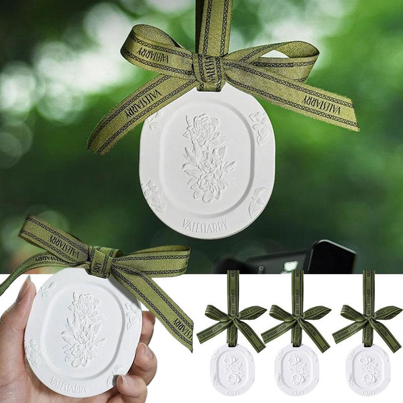 Car Aromatherapy Tablets, Hanging Aromatherapy Wax Tablet, Long Lasting Fragrance Flower Sachets for Cars, Room, Cabinets Bathroom, Office - Image 3
